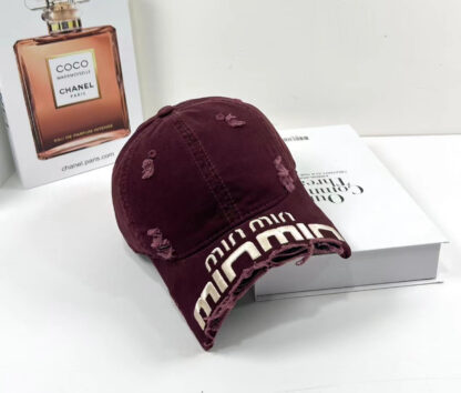 Miu Miu personalized fashion hole baseball cap - Image 3