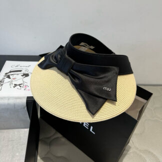 Miu Miu bow headband sunhat