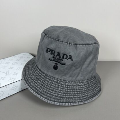 Prada Classic Fashion Bucket Hat - Image 2