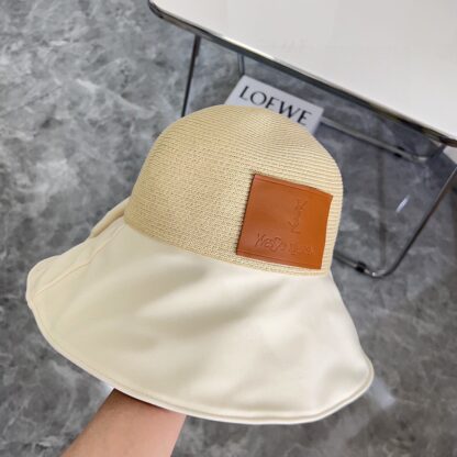 Saint Laurent woven bow bucket hat - Image 2