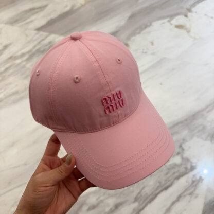 Miu Miu simple embroidered baseball cap - Image 3