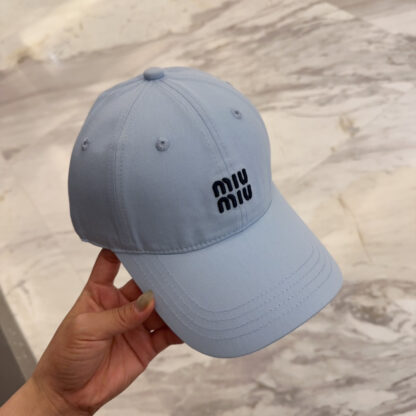 Miu Miu simple embroidered baseball cap - Image 3