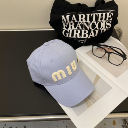 Miu Miu simple embroidered baseball cap - Image 3