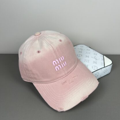 Miu Miu Simple Gradient Baseball Cap - Image 3