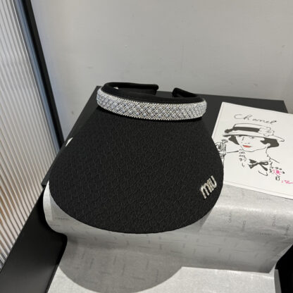 Miu Miu exquisite hollow top sun hat - Image 3