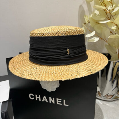 Yves Saint Laurent straw hat - Image 2