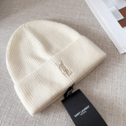 Yves Saint Laurent knitted hats for men and women - Image 2