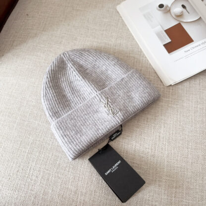 Yves Saint Laurent knitted hats for men and women - Image 2