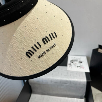 Miu Miu hollow headband sun hat - Image 3