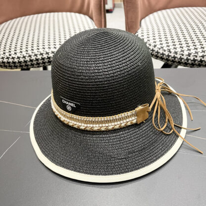 Prada summer high-end fashion style advanced sun hat - Image 2