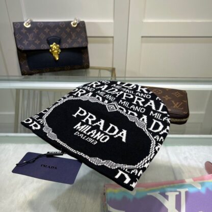Prada wool blend knitted hat - Image 2