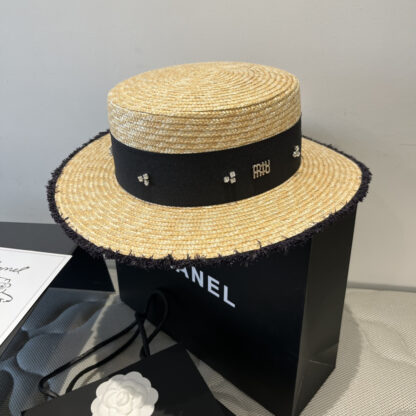 Miu Miu straw bowler hat - Image 3