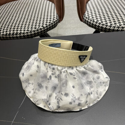 Prada summer beach vacation sun hat - Image 2