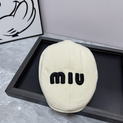 Miu Miu Fashion All-match Front Hat - Image 3