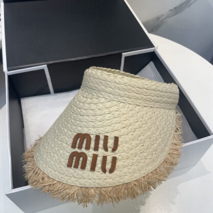 Miu Miu Fashion Casual Straw Hat - Image 3