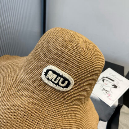 Miu Miu Stylish Folding Straw Hat - Image 3