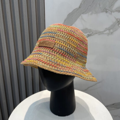 Miu Miu new striped knitted bucket hat - Image 3