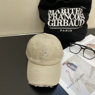 Yves Saint Laurent rhinestone baseball cap