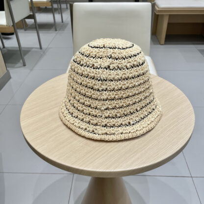 Prada knitted hollow bucket hat - Image 2