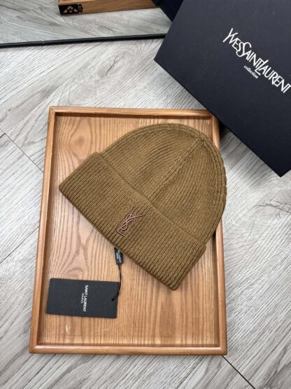 Yves Saint Laurent fine wool knitted hat - Image 2