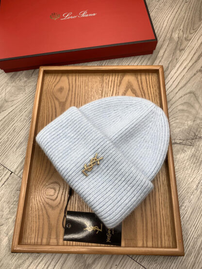 Yves Saint Laurent fine wool knitted hat - Image 2