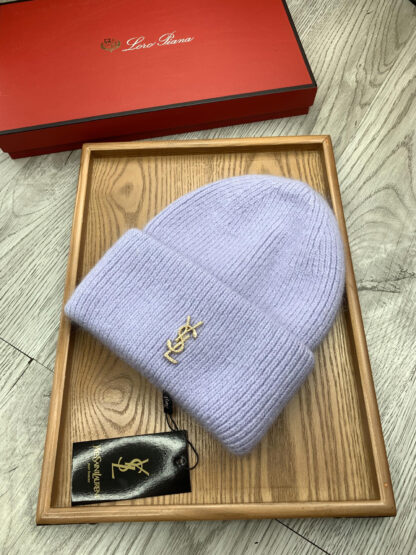 Yves Saint Laurent fine wool knitted hat - Image 2