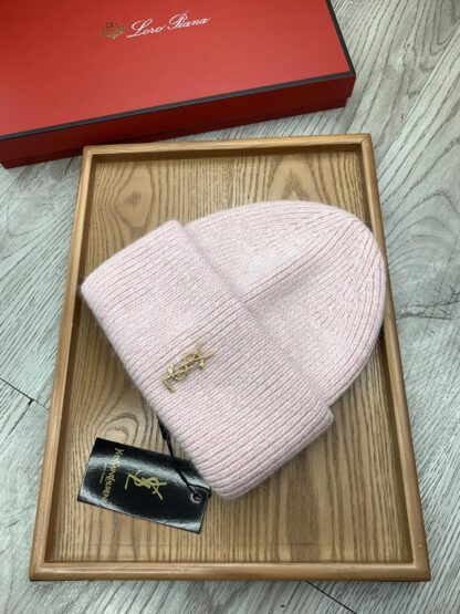 Yves Saint Laurent fine wool knitted hat - Image 2