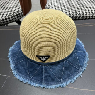 Prada colorblock summer casual bucket hat
