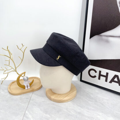 Yves Saint Laurent new duckbill military cap - Image 2
