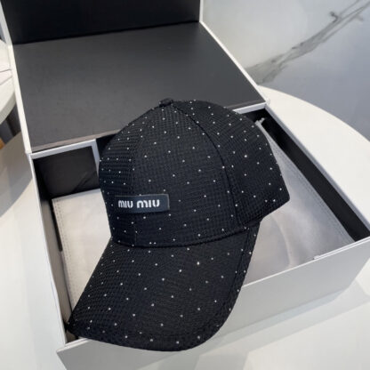 Miu Miu new diamond baseball cap - Image 3