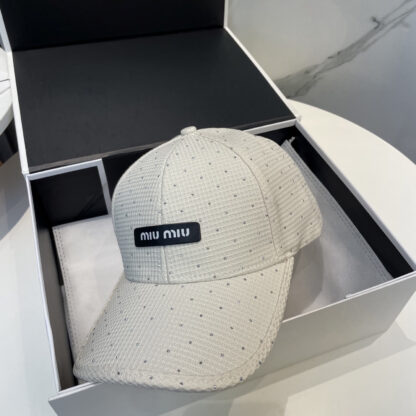 Miu Miu new diamond baseball cap - Image 3