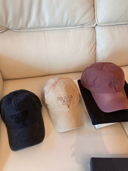 Prada's latest washed and distressed fisherman baseball cap - Image 2