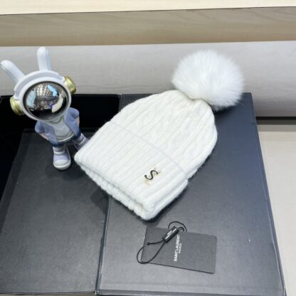 Yves Saint Laurent wool-blend knitted hat - Image 2