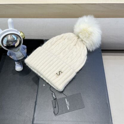 Yves Saint Laurent wool-blend knitted hat - Image 2