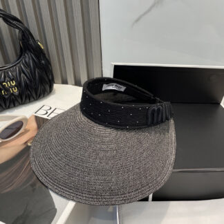 Miu Miu casual all-match open top hat