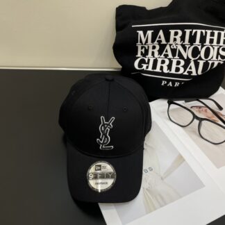 Yves Saint Laurent embroidered baseball cap