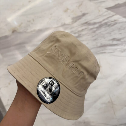 Saint Laurent lettering embroidered bucket hat - Image 2