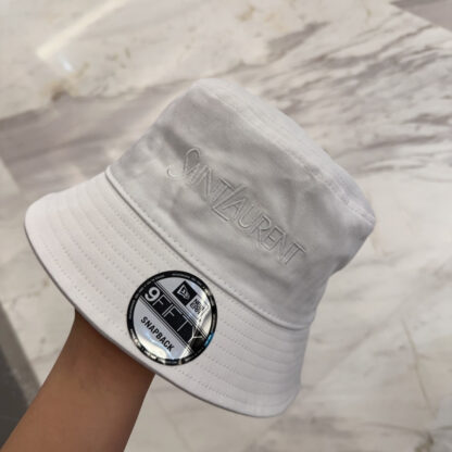 Saint Laurent lettering embroidered bucket hat - Image 2