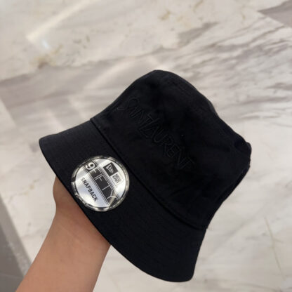 Saint Laurent lettering embroidered bucket hat - Image 2