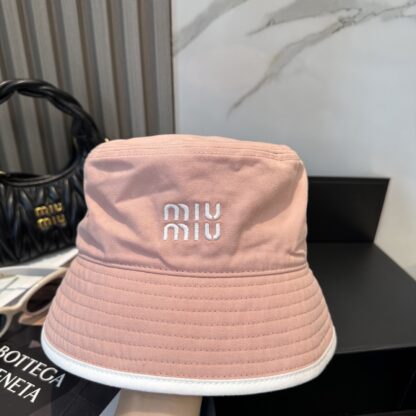 Miu Miu simple embroidered bucket hat - Image 3