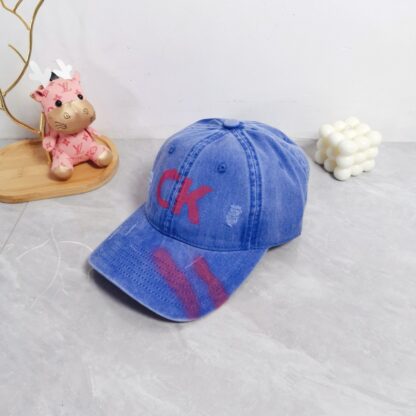 Calvin Kleinf painted baseball cap - Image 2