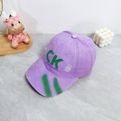 Calvin Kleinf painted baseball cap - Image 2