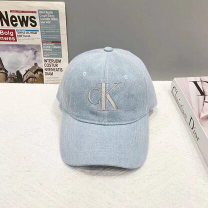 Calvin Kleinf denim embroidered bucket hat baseball cap - Image 2