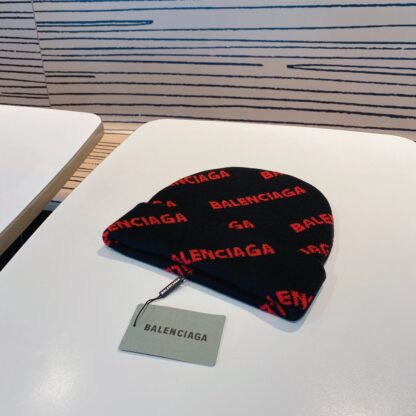 Balenciaga autumn and winter new letter warm knitted hat - Image 2