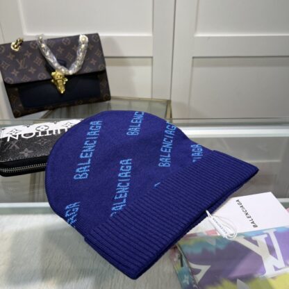 Balenciaga autumn and winter unisex letter knitted hat - Image 2