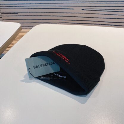 Balenciaga autumn and winter unisex letter knitted hat - Image 2
