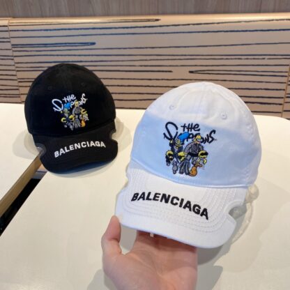Balenciaga Korean version of British casual custom baseball cap - Image 2