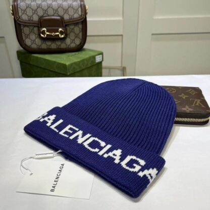 Balenciaga autumn and winter casual generous knitted hat - Image 2