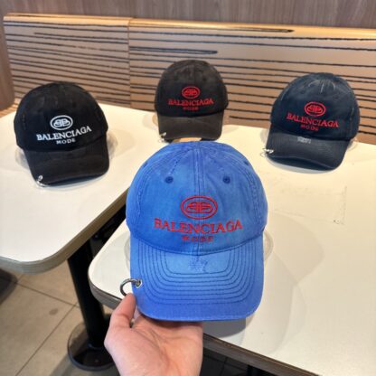 Balenciaga Korean version of British casual custom baseball cap - Image 2