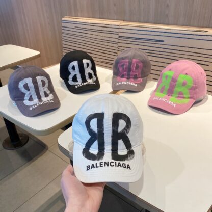 Balenciaga unisex Korean style British casual custom baseball cap - Image 2